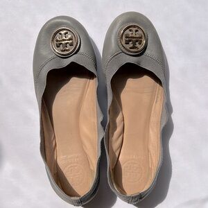 Gray Tory Burch Flats Size 6.5